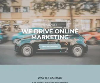 Car2AD.de(WIR BRINGEN ONLINE MARKETING AUF DIE STRASSE) Screenshot