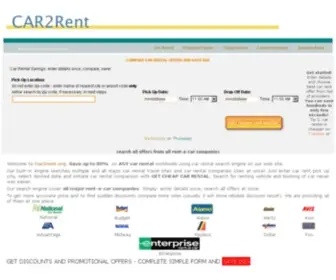 Car2Rent.org(Compare and Save) Screenshot