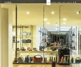 Cara.com.cy(Cara Boutique Cyprus) Screenshot