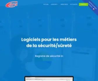 Cara.fr(Editeur de logiciels dédiés aux métiers de la sécurité/sûreté) Screenshot