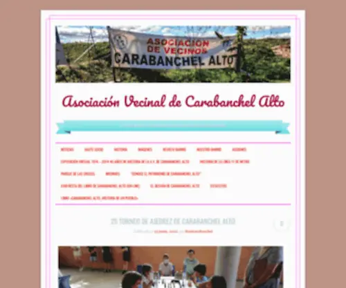 Carabanchelalto.org(Asociación Vecinal de Carabanchel Alto) Screenshot