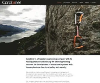 Carabiner.se(Home) Screenshot