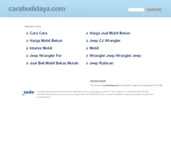 Carabudidaya.com(Budidaya) Screenshot