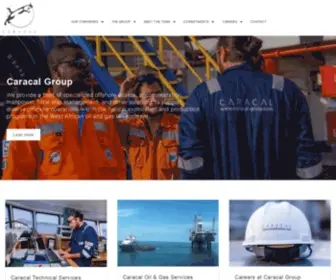 Caracal-Group.com(Caracal Group) Screenshot