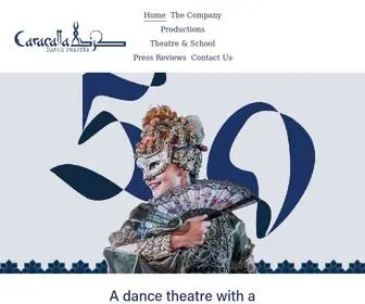 Caracallatheatre.com(Caracalla Dance Theatre) Screenshot