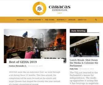 Caracaschronicles.com(Caracas Chronicles) Screenshot