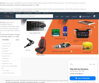 Caraccessory.in(ECommerce Website for Car accessories) Screenshot