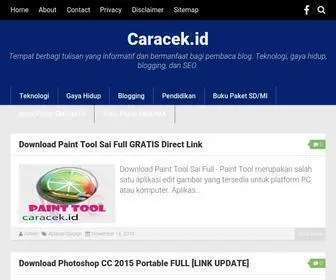 Caracek.id(Tempat berbagi tulisan yang informatif dan bermanfaat bagi pembaca blog) Screenshot