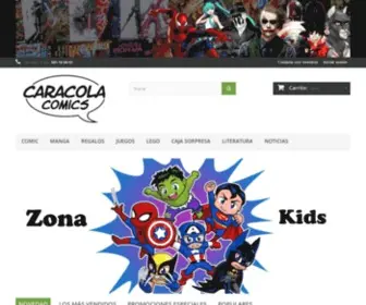 Caracolacomics.com(Caracola Comics) Screenshot