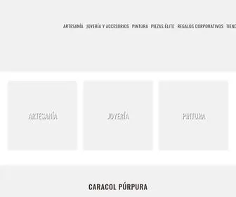 Caracolpurpura.com.mx(Púrpura) Screenshot