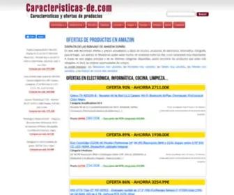 Caracteristicas-DE.com(Ofertas de productos en Amazon.es) Screenshot