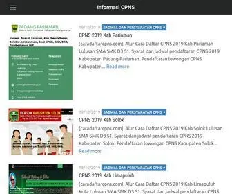 CaradaftarcPns.com(Informasi CPNS) Screenshot