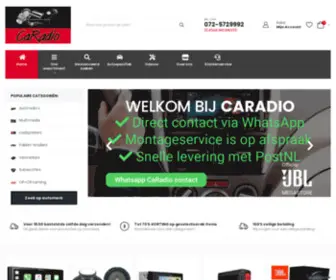 Caradio.nl(Dé winkel voor al uw speakers) Screenshot