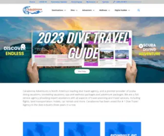 Caradonna.com(Adventure Travel Vacations) Screenshot