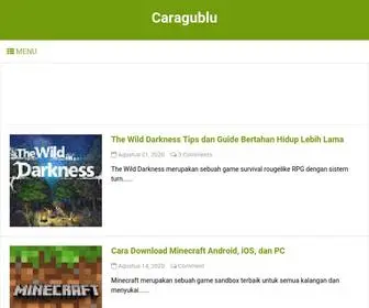 Caragublu.com(Windows 10) Screenshot