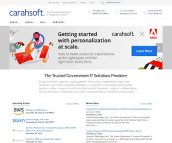 Carahsoft.com(Government IT Solutions) Screenshot