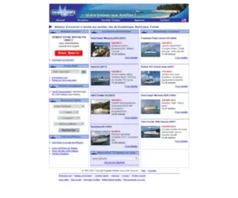 Caraibe-Yachts.com(Caraibe Yachts brokers : courtiers en bateaux d'occasions aux Antilles) Screenshot