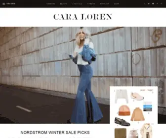 Caraloren.com(Fashion Lifestyle Blog) Screenshot