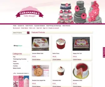 Caramandas.com(Caramanda's Bake Shoppe) Screenshot