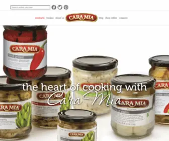 Caramiaproducts.com(Cara Mia) Screenshot