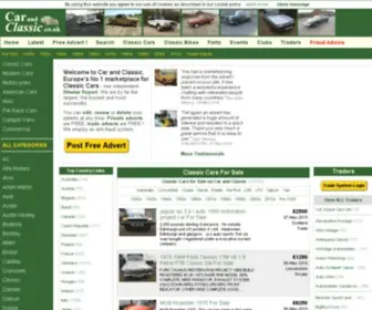 Carandclassic.com(Classic Cars for Sale) Screenshot