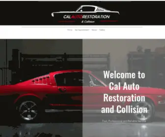 Carandcollision.com(Cal Auto Restoration and Collision) Screenshot