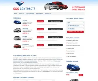 Carandcommercialcontracts.co.uk(Car Leasing Deals Stoke on Trent) Screenshot