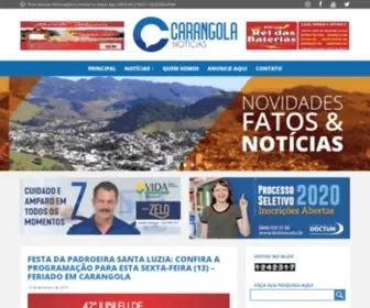 Carangolanoticias.com.br(Carangola NotíciasCarangola Notícias Carangola Notícias) Screenshot