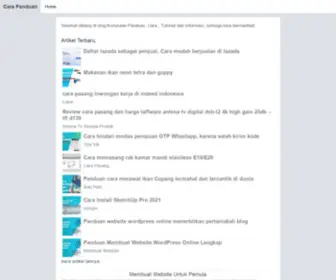 Carapanduan.com(Kumpulan Panduan) Screenshot