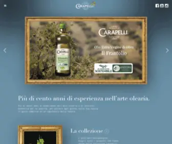 Carapelli.it(Arte Olearia e Passione per la Qualità) Screenshot