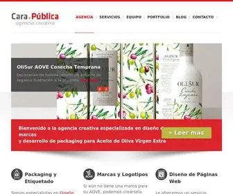 Carapublica.es(Cara Pública Agencia Creativa) Screenshot