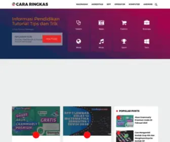 Cararingkas.com(Cara Ringkas) Screenshot