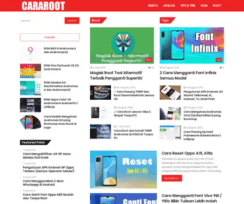 Cararoot.com(Tutorial Hp dan Tablet Android) Screenshot