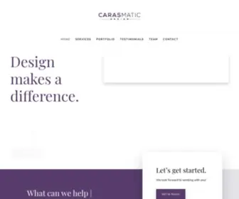 CarasmatiCDesign.com(Graphic & Web Design) Screenshot