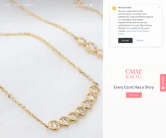 Caratnmore.com(Carat & More Jewellery) Screenshot