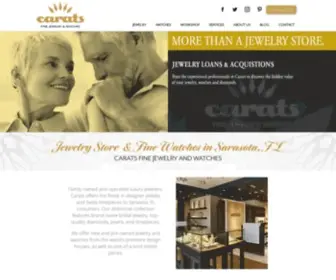 Caratsfinejewelryandwatches.com(Jewelry Store &amp; Fine Watches in Sarasota) Screenshot