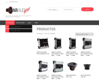 Caraudio507.com(Los mejores productos de car audio al alcance de tu bolsillo) Screenshot