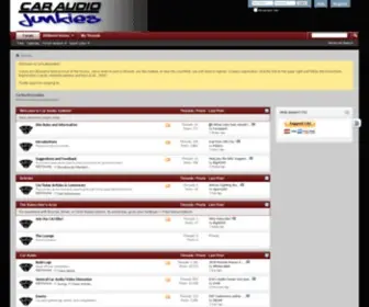 Caraudiojunkies.com(Vbulletin) Screenshot