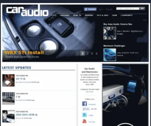 Caraudiomag.com(Car audio) Screenshot