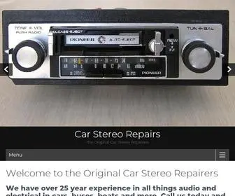 Caraudiorepairs.com.au(The Original Car Stereo Repairers) Screenshot