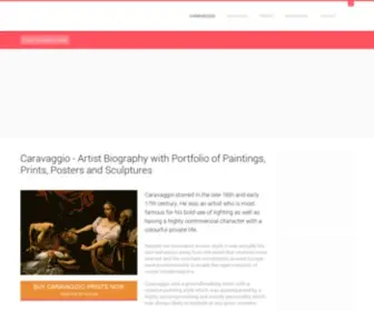 Caravaggio.net(Famous Baroque Master) Screenshot