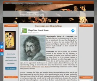 Caravaggio.org(100 Famous Paintings Analysis and Biography) Screenshot