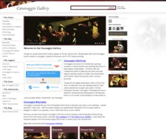 Caravaggiogallery.com(Michelangelo Merisi da Caravaggio Gallery) Screenshot