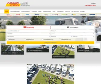 Caravan-Rossol.de(Wohnmobile und Wohnwagen kaufen) Screenshot