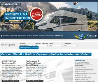 Caravan-Wendt.de(Wohnwagen & Caravans g) Screenshot
