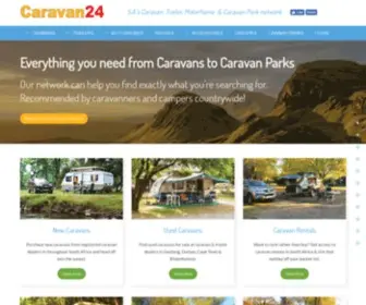 Caravan24.co.za Screenshot