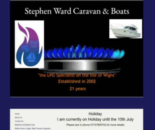 Caravanandboats.co.uk(Stephen Ward Caravan & Boats) Screenshot