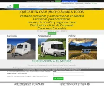 Caravanasalbatros.com(Venta de Caravanas y Autocaravanas en Madrid) Screenshot