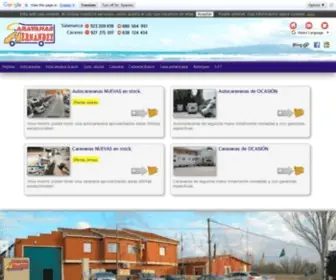 Caravanashernandez.com(CARAVANAS HERNANDEZ) Screenshot