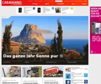 Caravaning.de(Alles über Caravans und Wohnwagen) Screenshot